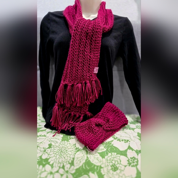 Scarf and Ear Warmer Headband Set - Picture 6 of 6
